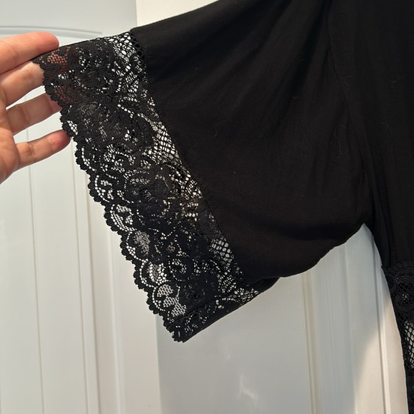 Soma Black Lace Robe - Picture 6 of 8